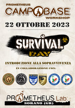 Load image into Gallery viewer, SURVIVAL DAY - INTRODUZIONE ALLA SOPRAVVIVENZA