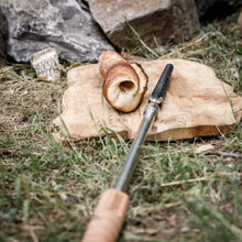 Load image into Gallery viewer, Petromax CAMPFIRE BREAD SKEWER WITH CAST IRON TIP