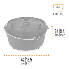 Carica l'immagine nel visualizzatore di Gallery, Petromax DUTCH OVEN FT12