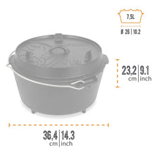 Laden Sie das Bild in den Galerie-Viewer, Petromax DUTCH OVEN FT9 CON PIEDINI