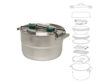 Carica l'immagine nel visualizzatore di Gallery, STANLEY ADVENTURE - FULL KITCHEN BASE CAMP COOK SET 21pz 3.7qt /3.5l