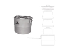 Carica l'immagine nel visualizzatore di Gallery, STANLEY ADVENTURE - STAINLESS STEEL COOK SET FOR TWO 6pz 1.1qt /1l