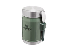 Carica l'immagine nel visualizzatore di Gallery, STANLEY ADVENTURE - CLASSIC LEGENDARY FOOD JAR + SPORK 14oz /400ml Hammertone Green