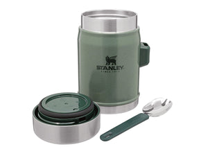 STANLEY ADVENTURE - CLASSIC LEGENDARY FOOD JAR + SPORK 14oz /400ml Hammertone Green