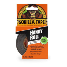 Laden Sie das Bild in den Galerie-Viewer, GORILLA TAPE - HANDY ROLL - NERO - 9 MT