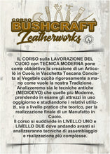 Load image into Gallery viewer, CORSO DI BUSHCRAFT LEATHERWORKS - MODULO 1 & 2