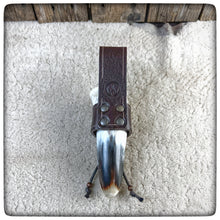 Cargar imagen en el visor de la galería, DRINKIG HORN Leather Holder Deluxe
