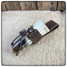 Cargar imagen en el visor de la galería, DRINKIG HORN Leather Holder Deluxe