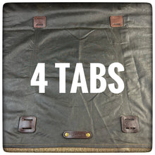 Carica l'immagine nel visualizzatore di Gallery, EXTRALARGE- OILSKIN / WAXED Canvas Bedroll Cover - ( Mod. Close End )