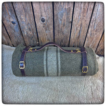 Load image into Gallery viewer, LEATHER STRAPS System for Wool Blanket