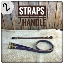 Load image into Gallery viewer, LEATHER STRAPS System for Wool Blanket