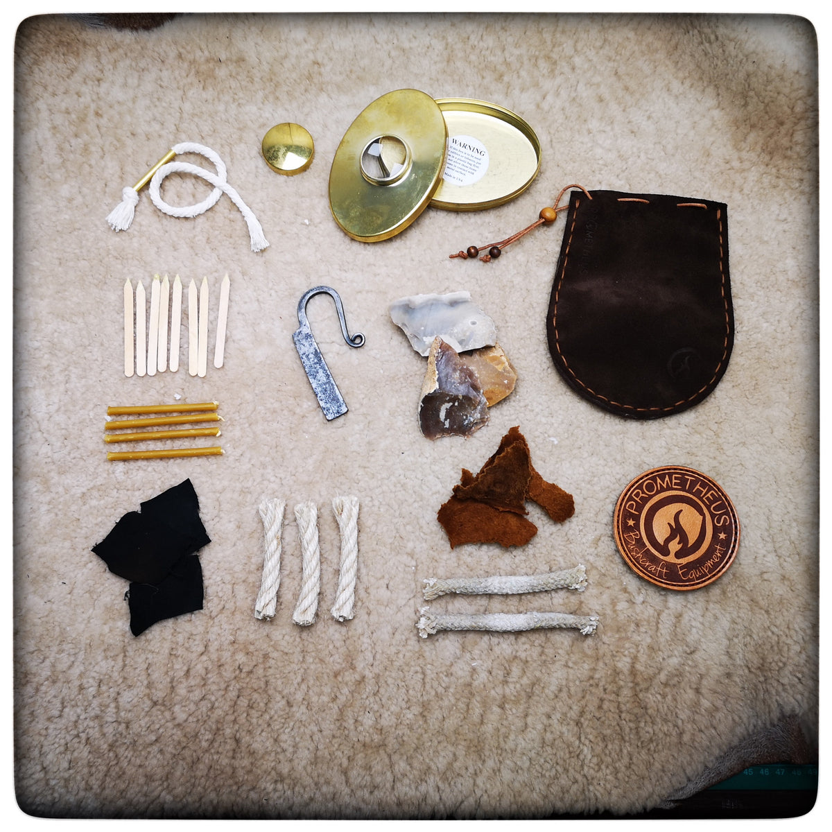 2# PROMETHEUS ULTIMATE TINDERBOX Fire Kit – PROMETHEUS Bushcraft Equipment