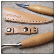 Carica l'immagine nel visualizzatore di Gallery, MORAKNIV® SET CARVING Knives Leather Sheaths