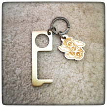 Carica l'immagine nel visualizzatore di Gallery, EDC TOUCH FREE Brass Door Opener - No Touch Tool Key