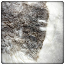 Load image into Gallery viewer, GENUINE RABBIT HIDE (Taupe & White)