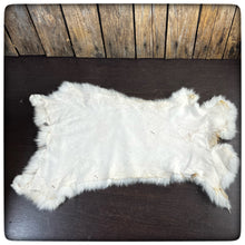 Load image into Gallery viewer, GENUINE RABBIT HIDE (Taupe & White) # 2
