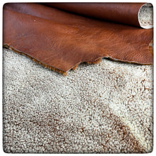 Load image into Gallery viewer, GENUINE SHEARLING SHEEPSKIN (Ivory)