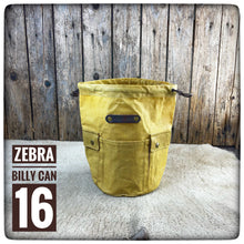 Carica l'immagine nel visualizzatore di Gallery, HEAVY DUTY 20oz. OILSKIN Bag DeLuxe for Zebra Billy Can - (2nd. Gen.)