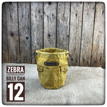 Carica l'immagine nel visualizzatore di Gallery, HEAVY DUTY 20oz. OILSKIN Bag DeLuxe for Zebra Billy Can - (2nd. Gen.)