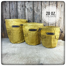 Carica l'immagine nel visualizzatore di Gallery, HEAVY DUTY 20oz. OILSKIN Bag DeLuxe for Zebra Billy Can - (2nd. Gen.)