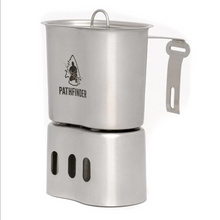 Carica l'immagine nel visualizzatore di Gallery, PATHFINDER - Stainless Steel Canteen Cooking Set