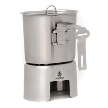 Carica l'immagine nel visualizzatore di Gallery, PATHFINDER - Stainless Steel Canteen Cooking Set