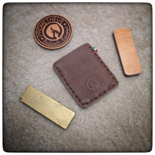 Load image into Gallery viewer, Pocket razor strop and Pouch for DC4 Fällkniven® Sharpening Stone