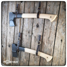 Load image into Gallery viewer, Axe Leather Buckle Hangers - Display Hooks