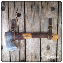 Load image into Gallery viewer, Axe Leather Buckle Hangers - Display Hooks