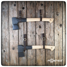 Load image into Gallery viewer, Axe Leather Buckle Hangers - Display Hooks