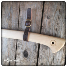 Load image into Gallery viewer, Axe Leather Buckle Hangers - Display Hooks