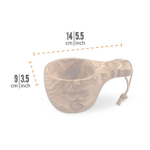 Petromax KUKSA CUP OLIVE WOOD