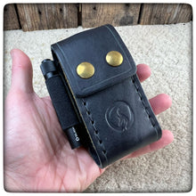 Cargar imagen en el visor de la galería, NEW LEATHERMAN Wave Alpha Obsidian - LIMITED EDITION Leather Sheath (Pockets for bits Elastic bands for Pen &amp; Flashlight )