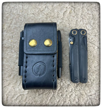 Cargar imagen en el visor de la galería, NEW LEATHERMAN Wave Alpha Obsidian - LIMITED EDITION Leather Sheath (Pockets for bits Elastic bands for Pen &amp; Flashlight )