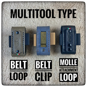 NEW LEATHERMAN® ARC  DeLuxe Leather Sheath 4.5" (Pockets for Bits,Extender & Flashlight ) [ 2 Elastic Bands ]