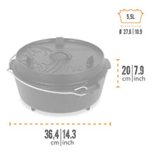 Charger l&#39;image dans la galerie, Petromax DUTCH OVEN FT6 CON PIEDINI