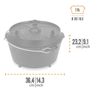 Petromax DUTCH OVEN FT9 CON PIEDINI