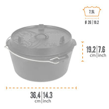 Cargar imagen en el visor de la galería, Petromax DUTCH OVEN FT9 CON BASE PIATTA