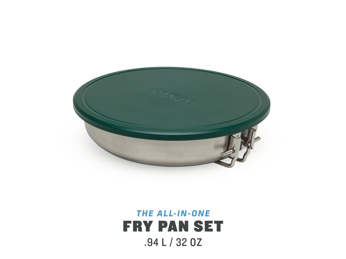Stanley 1913 Adventure All- In- One Fry Pan Set - 9- delig pannenset - Lichtgewicht roestvrijstalen pan - Koekenpanset voor backpacken, wandelen en kamperen - Campingpannen - Vaatwasserbestendig Stanley 1913 Adventure All- In- One Fry Pan Set - 9- delig pannenset - Lichtgewicht roestvrijstalen pan - Koekenpanset voor backpacken, wandelen en kamperen - Campingpannen - Vaatwasserbestendig