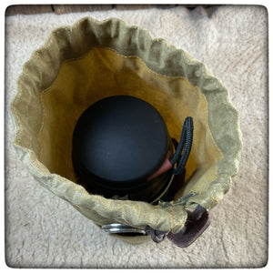 OILSKIN / WAXED CANVAS Nesting Cookset Bag (nalgene/stanley/gsi)