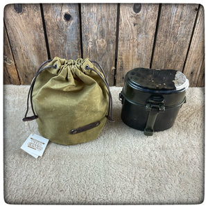 Oilskin/Waxed Canvas Bag M75 Italian/German Army Mess kit