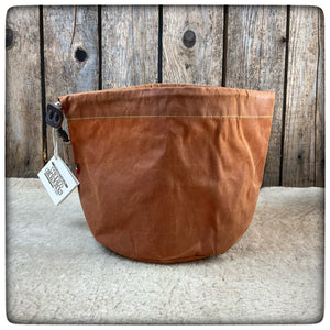 OILSKIN / WAXED CANVAS bag for Camping Cookware set