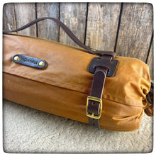 Load image into Gallery viewer, LARGE- OILSKIN / WAXED Canvas Bedroll Cover - ( Mod. Close End )