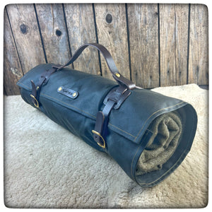CLASSIC OILSKIN / WAXED Canvas Bedroll Cover ( Mod. Open End )