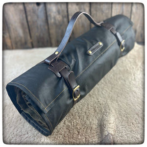 CLASSIC OILSKIN / WAXED Canvas Bedroll Cover ( Mod. Open End )