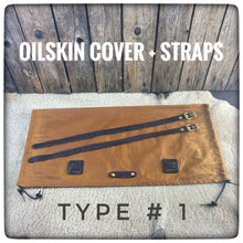 Load image into Gallery viewer, CLASSIC OILSKIN / WAXED Canvas Bedroll Cover ( Mod. Open End )