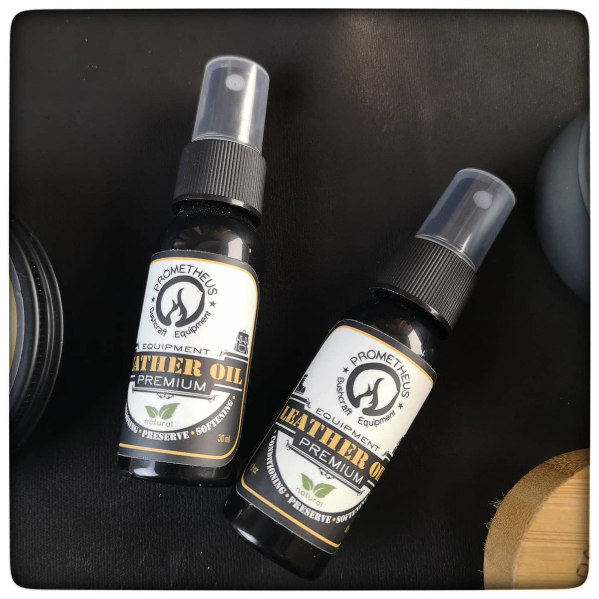 PROMETHEUS LEATHER OIL 30ml. – PROMETHEUS Bushcraft Equipment
