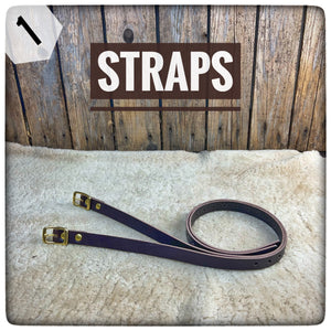 LEATHER STRAPS System for Wool Blanket