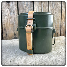 Charger l&#39;image dans la galerie, REPLACEMENT LEATHER STRAP for Italian/German Army M75 Mess kit