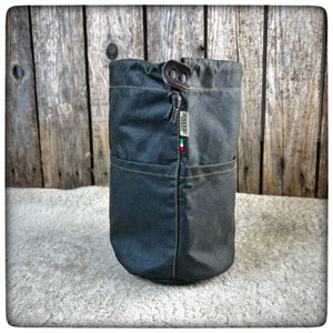 12cm OILSKIN / WAXED CANVAS Bag for Zebra Billy Pot
